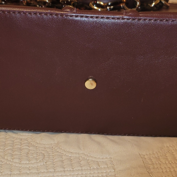 HOST PICK SOLE SOCIETY Satchel Cross-body Maroon Handbag - Picture 7 of 11